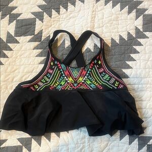 Xhilaration Black Swim top
